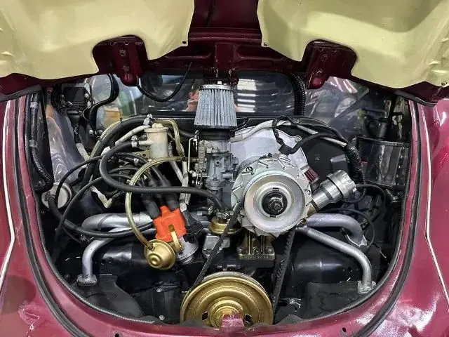 Motor do Fusca visto de cima